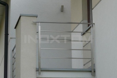 Balustrady balkonowe ze stali nierdzewnej - 79