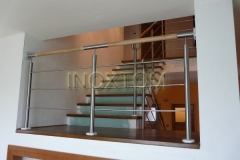 Balustrady łącznone z drewnem - 75