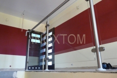 Balustrady z wypełnieniem szklanym - 35