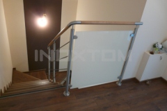 Balustrady z wypełnieniem szklanym -